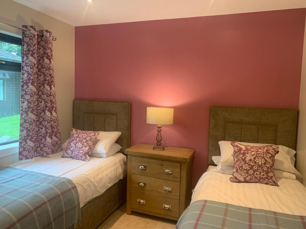 Birch Lodge 20 With Hot Tub Newton Stewart Exteriör bild